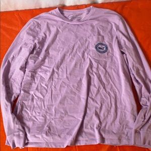 Vineyard Vines Purple Cotton Long Sleeve T Shirt S